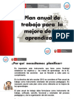 Plan Anual de Mejora de Los Aprendizajes 2