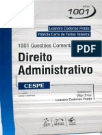 1001 Questões de Direito Administrativo - Leandro Cadenas
