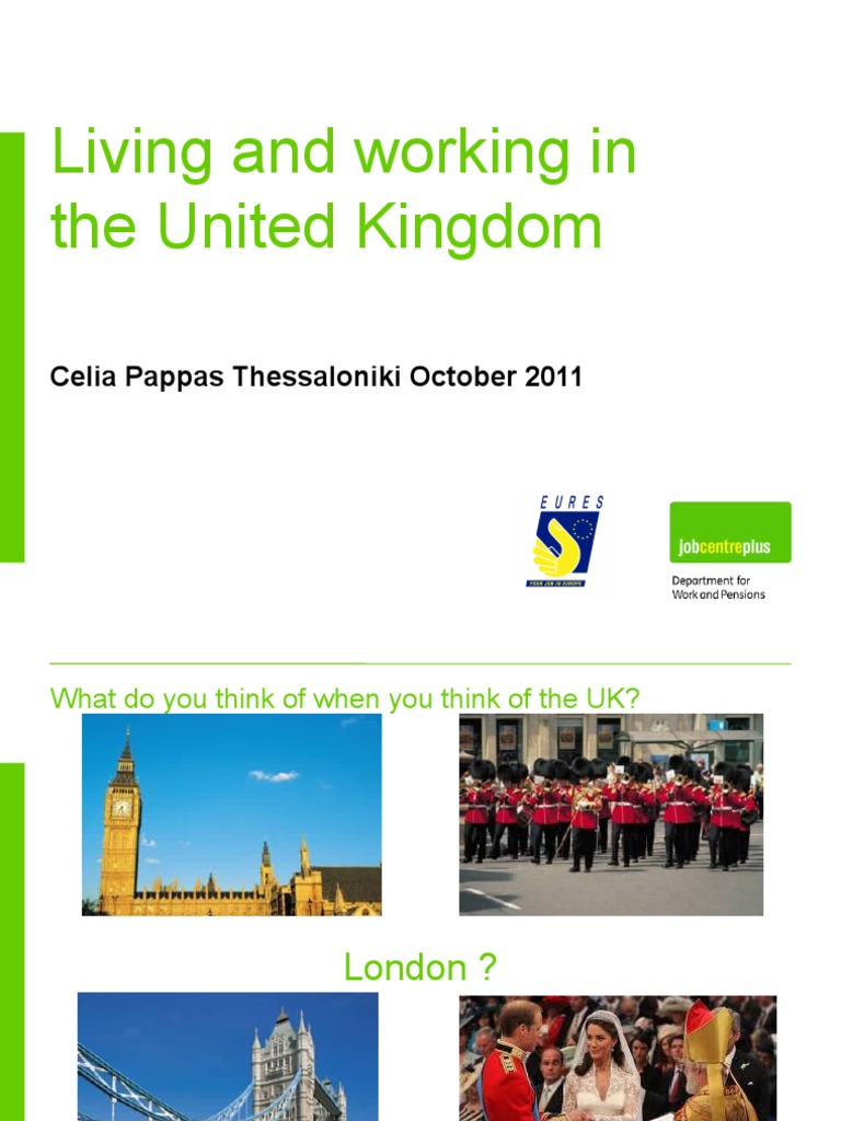 Living & Working in The United Kingdom PDF Programs United Kingdom