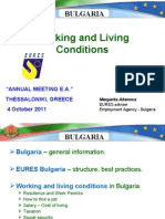Working & Living Conditions in Bulgaria