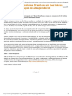 Portal Brasileiro de Energias Renováveis _ Energia Eólica Transforma Brasil Em Um Dos Líderes Mundiais Na Produção de Aerogeradores _ Energia, Brasil, Elica, Dos