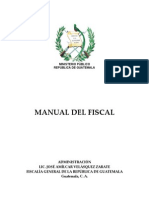 Manual Del Fiscal - Ministerio Público de Guatemala