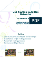 QoS Routing in Ad Hoc Networks