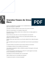 Frases Citas de Groucho Marx y Filmografia de Los Hermanos Marx