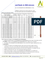 Copper Clad Ground Rods in 350 Micron