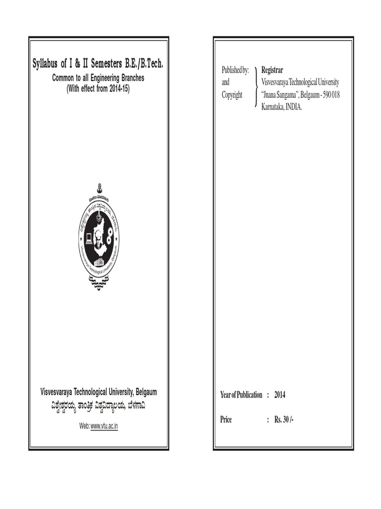 1st Year Revised Syllabus_2014 | Electron | Battery ...