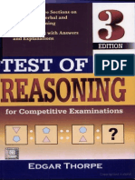 Thorpe's Test of Reasoning Solved Ebook (666 Pages) 3rd Edition