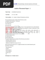 667 Amdocs Placement Paper 1 PDF