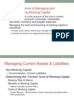 The Importance of Managing and Accumulating Working Capital