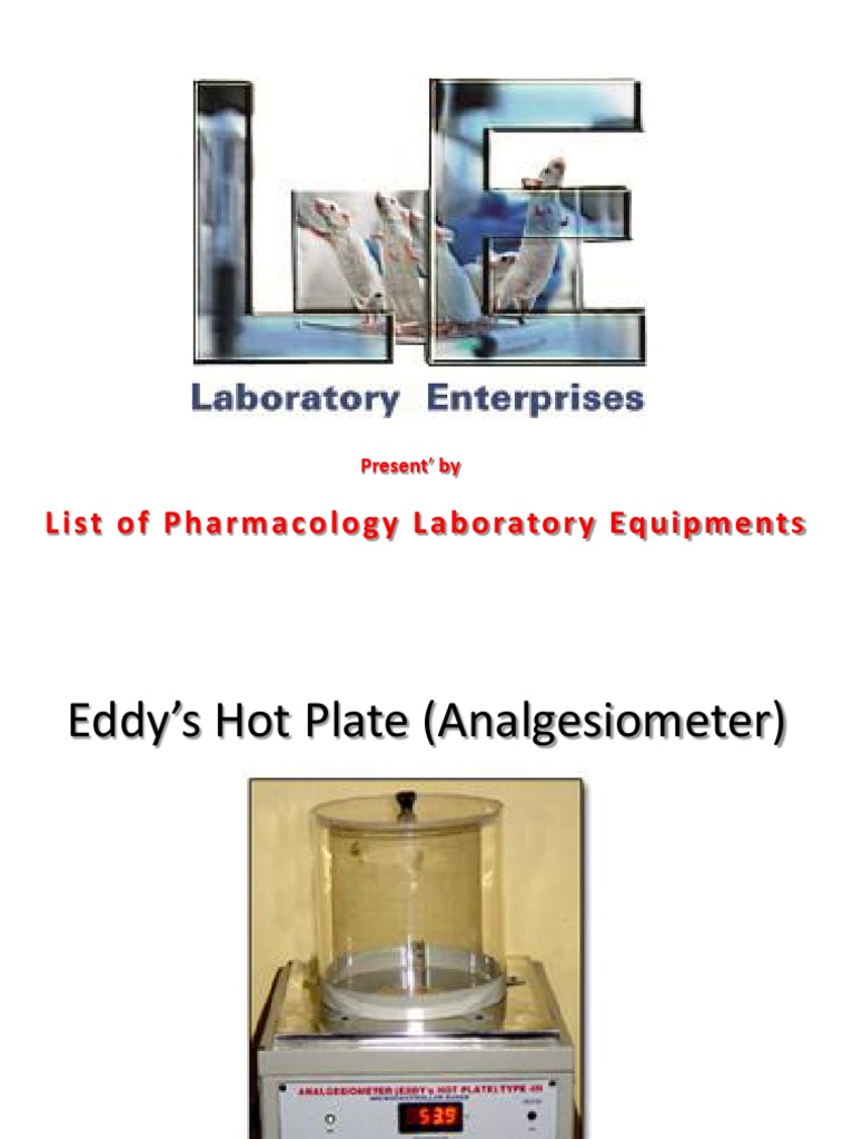 List of Pharmacology Laboratory Equipments Present' by PDF