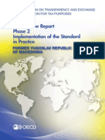 Global Forum on Transparency and Exchange of Information for Tax Purposes : Global Forum on Transparency and Exchange of Information for Tax Purposes Peer Reviews: Former Yugoslav Republic of Macedonia 2014