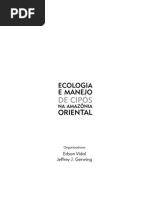 ecologia e manejos de cipós na amazonia