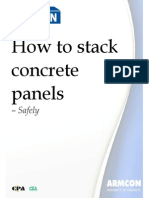 How To Stack Concrete Panels