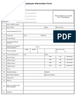 Personnel File Check List Modified