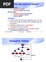 Why Bother White Box: With Testing?