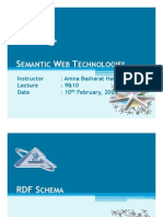 SWT - Lecture  9& 10[RDFSchema]