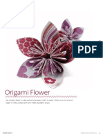 3D Origami Flower Ball