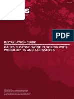 Kahrs Installation Woodloc5S Floating GB
