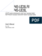 Motherboard Manual Ga-Ep45-Ud3l (R) e