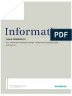 Siemens PABX-HiPath 3000 V9 Datasheet