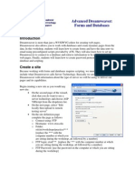 Dreamweaver Forms and DBs