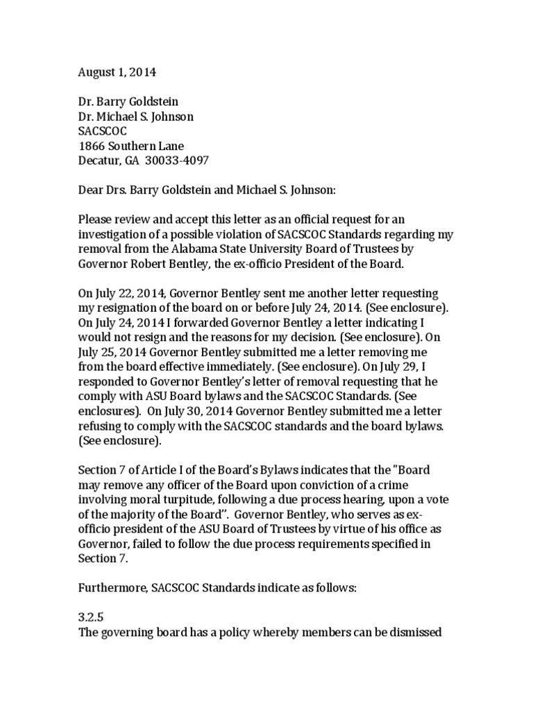 Wiggins Letter | PDF | Board Of Directors | Government