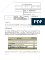 Acta de Conciliacion Contrato 500-Ge-Ps-0192-2012 - Agosto 2013