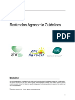 VX00019 Final Report Part 2 - Rockmelon Agronomic Recommendations
