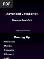 Advanced Javascript: Douglas Crockford