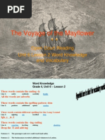 The Voyage of the Mayflower