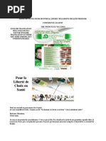 QUEBEC HEALTH FREEDOM CONFERENCE