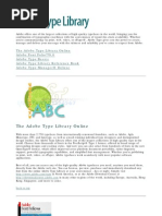 Adobe Type Library