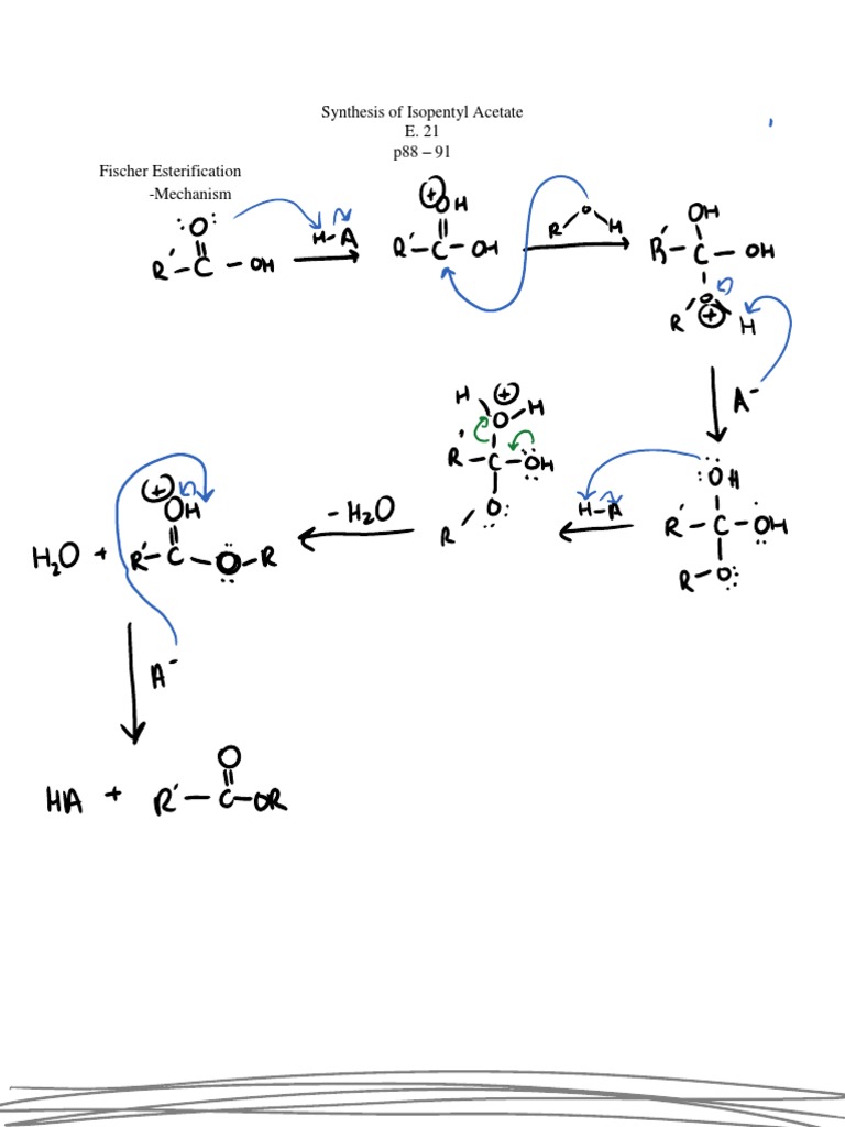 Amyl acetate synthesis image