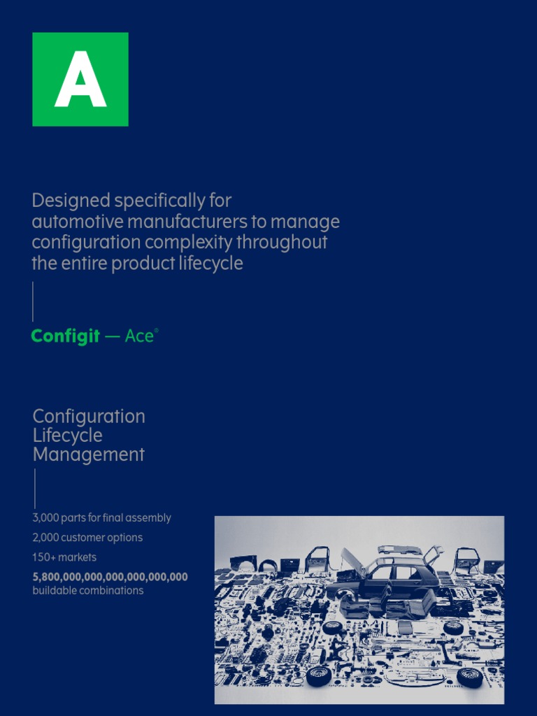 Configit Ace Brochure | PDF | Product Lifecycle | Enterprise Resource ...