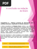 A Conclusão Na Redação Do Enem