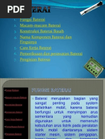 Download Bahan Presentasi Materi Baterai by enanpakabu SN235856665 doc pdf