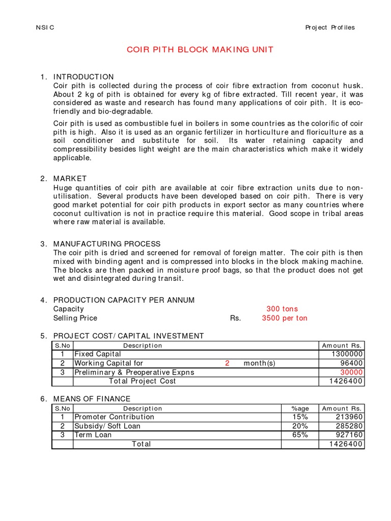 Coconut coir pith image