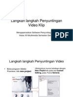 Mengoperasikan Software Penyunting Video (Adobe Premier)