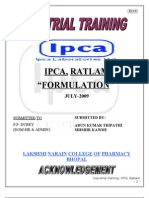 Ratlam Training Report