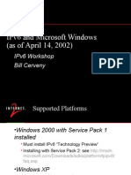 Windows and Ipv6