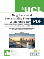 Neighbourhood Sustainability Assessment Frameworks- A Literature Review