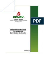 Manual de Usuario 2013 Pemex