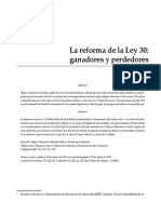 C. E. Diciembre 2011 La Reforma de La Ley 30 Pp. 247 254