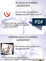 1-Science Lab Rules