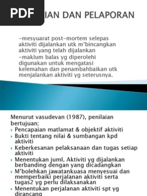 Penilaian Dan Pelaporan Pdf