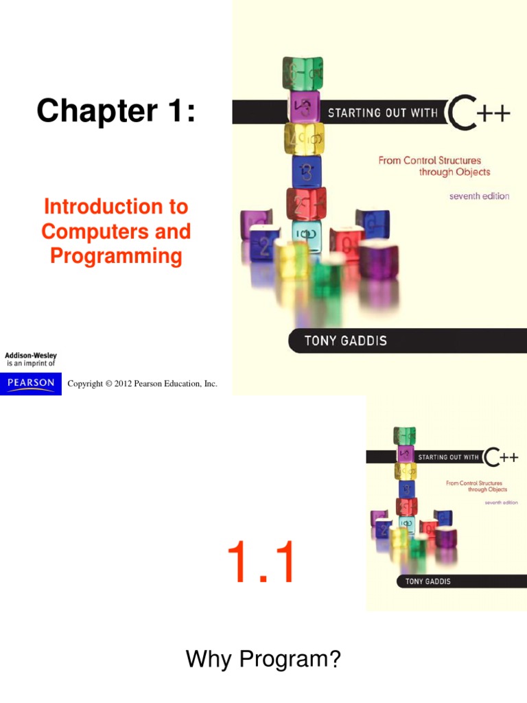 Chapter 01 C++ | PDF | Computer Program | Programming