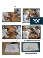 Tarter Activity - Puzzle: The Groups Start The Puzzle Game Each Group Cooperates Together To Complete The Puzzle