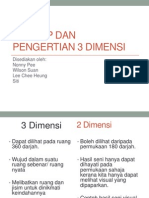 Konsep Dan Pengertian 3 Dimensi