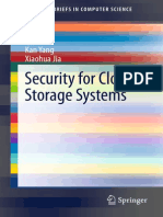 Security for Cloud Storage Systems - Jia, Xiaohua, Yang, Kan