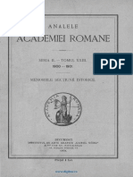 Analele Academiei Române. Memoriile Secţiunii Istorice. Seria 2. Tomul 23 (1900-1901)
